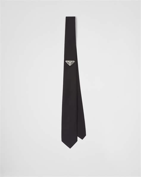 black prada tie|prada tie price.